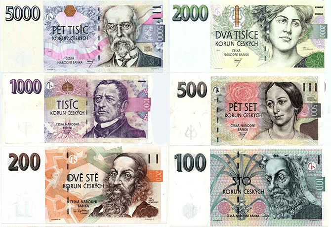 Local currency (Czech Koruna)