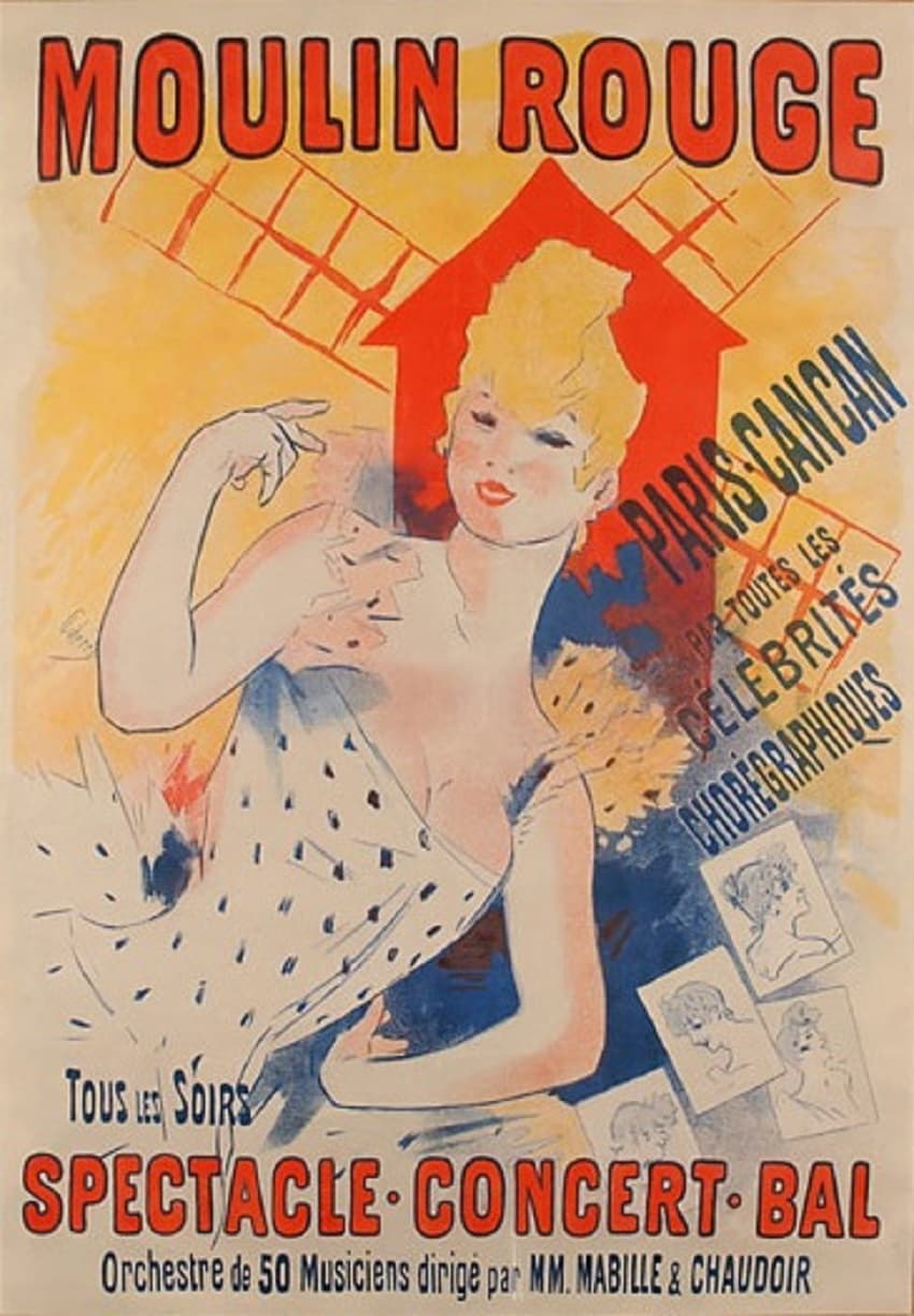 Can-Can Dancer Poster