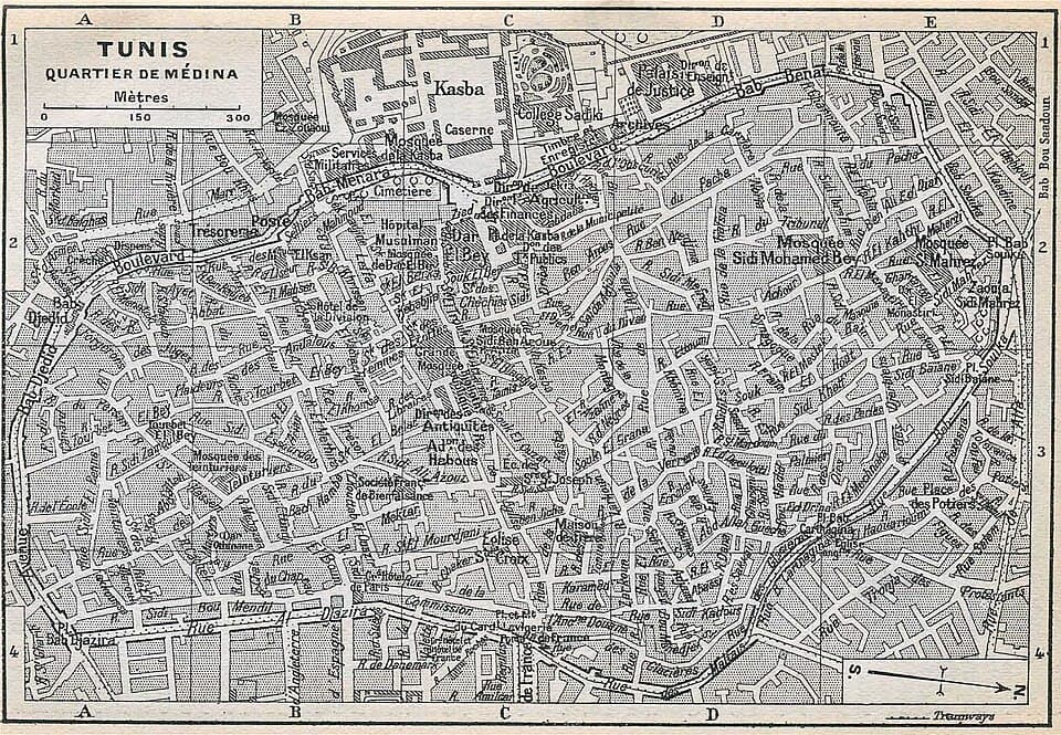 Medina map or guidebook