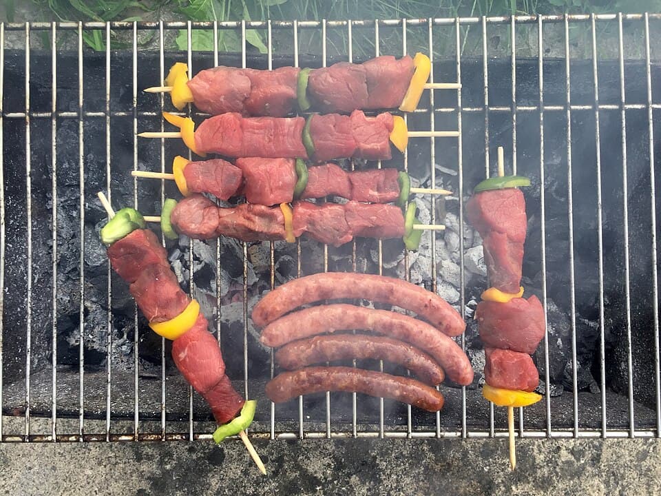 Peleliu Island Sausage Skewers