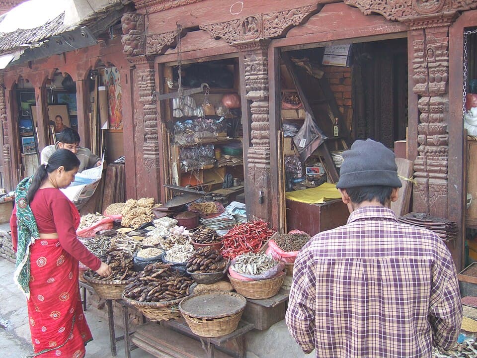 Traditional Market Shopping