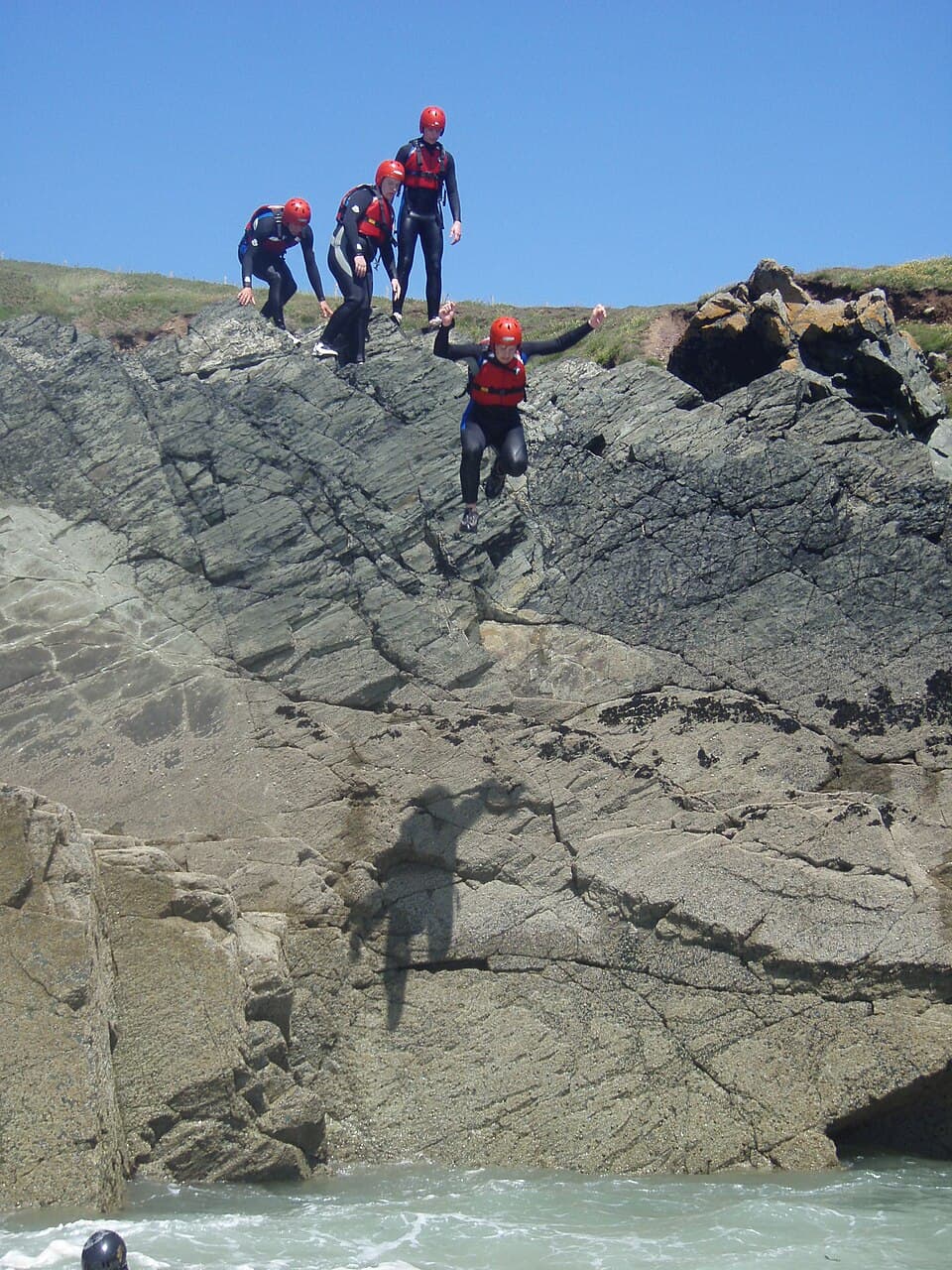 Coasteering in Pembrokeshire